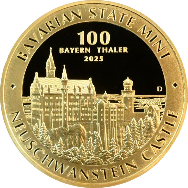 100 Bayern Thaler - Feinunze Gold