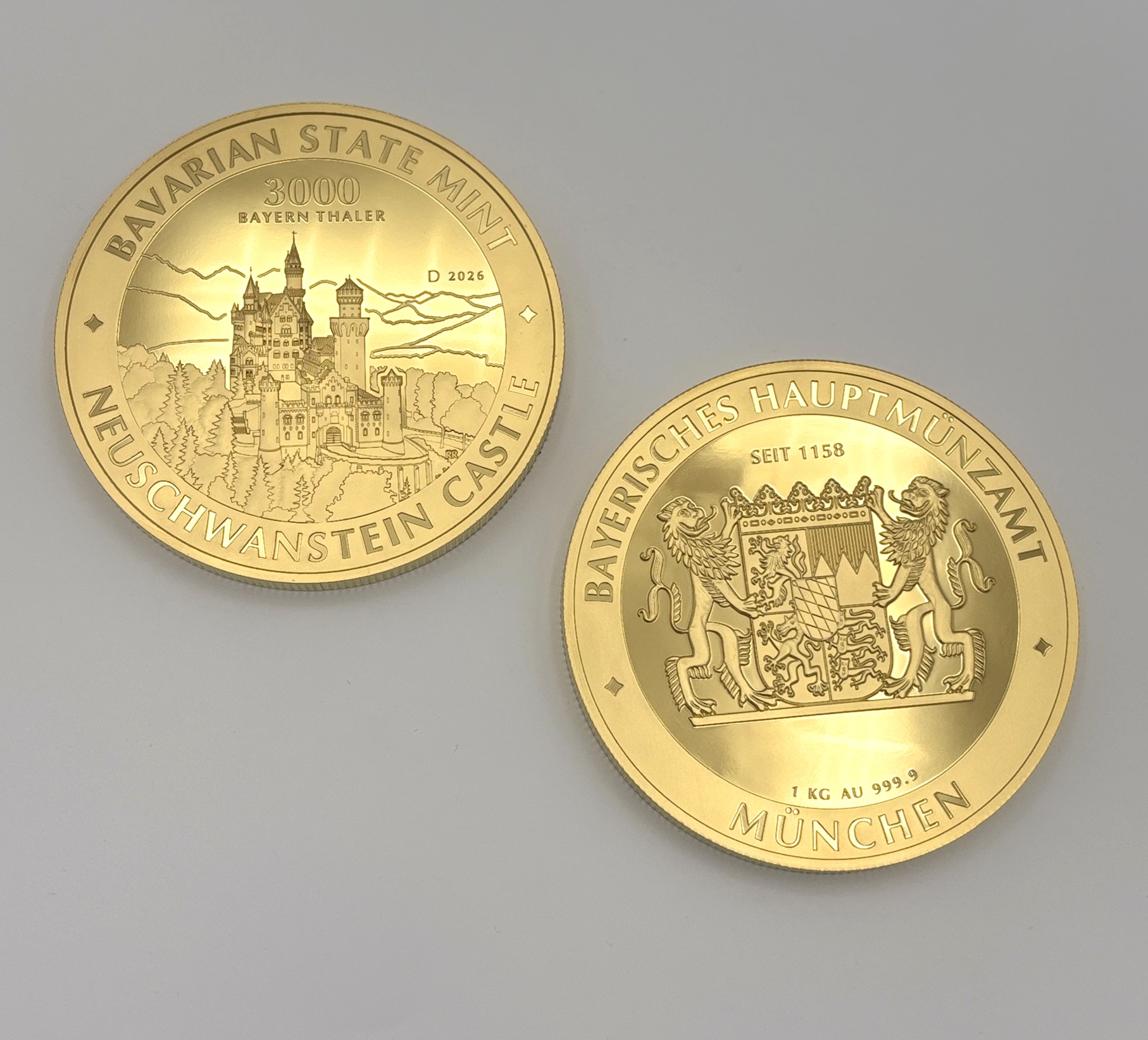 3000 Bayern Thaler - 1 KG Gold "2026" – Bild 6