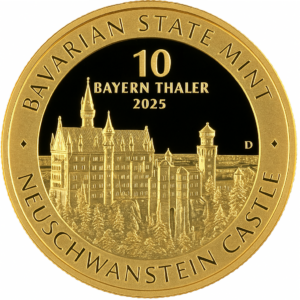 10 Bayern Thaler - 1/10 Feinunze Gold