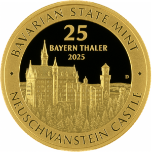 25 Bayern Thaler - 1/4 Feinunze Gold