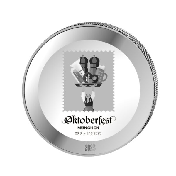 Oktoberfest Medaille 2025 - Feinunze Silber