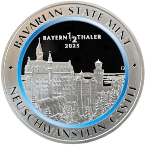 1/2 Bayern Thaler "Weihnachtsedition 2025" - Limitiert - mit Polymerring