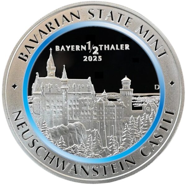 1/2 Bayern Thaler "Weihnachtsedition 2025" - Limitiert - mit Polymerring