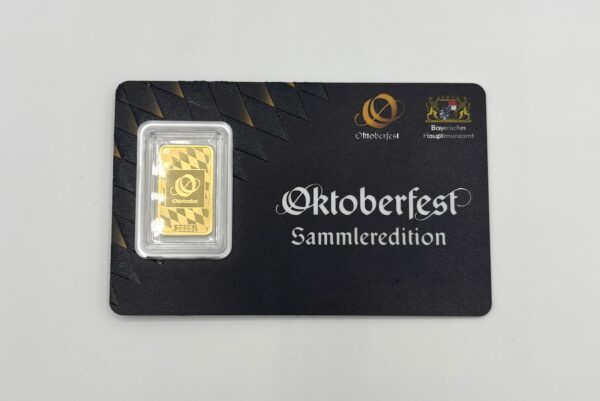 Oktoberfest Goldbarren 5g - Motiv 2025 - Image 2