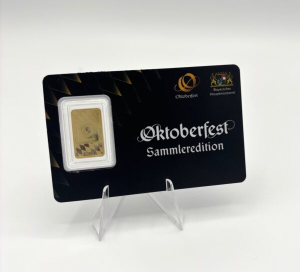Oktoberfest Goldbarren 5g - Motiv 2025 - Image 5