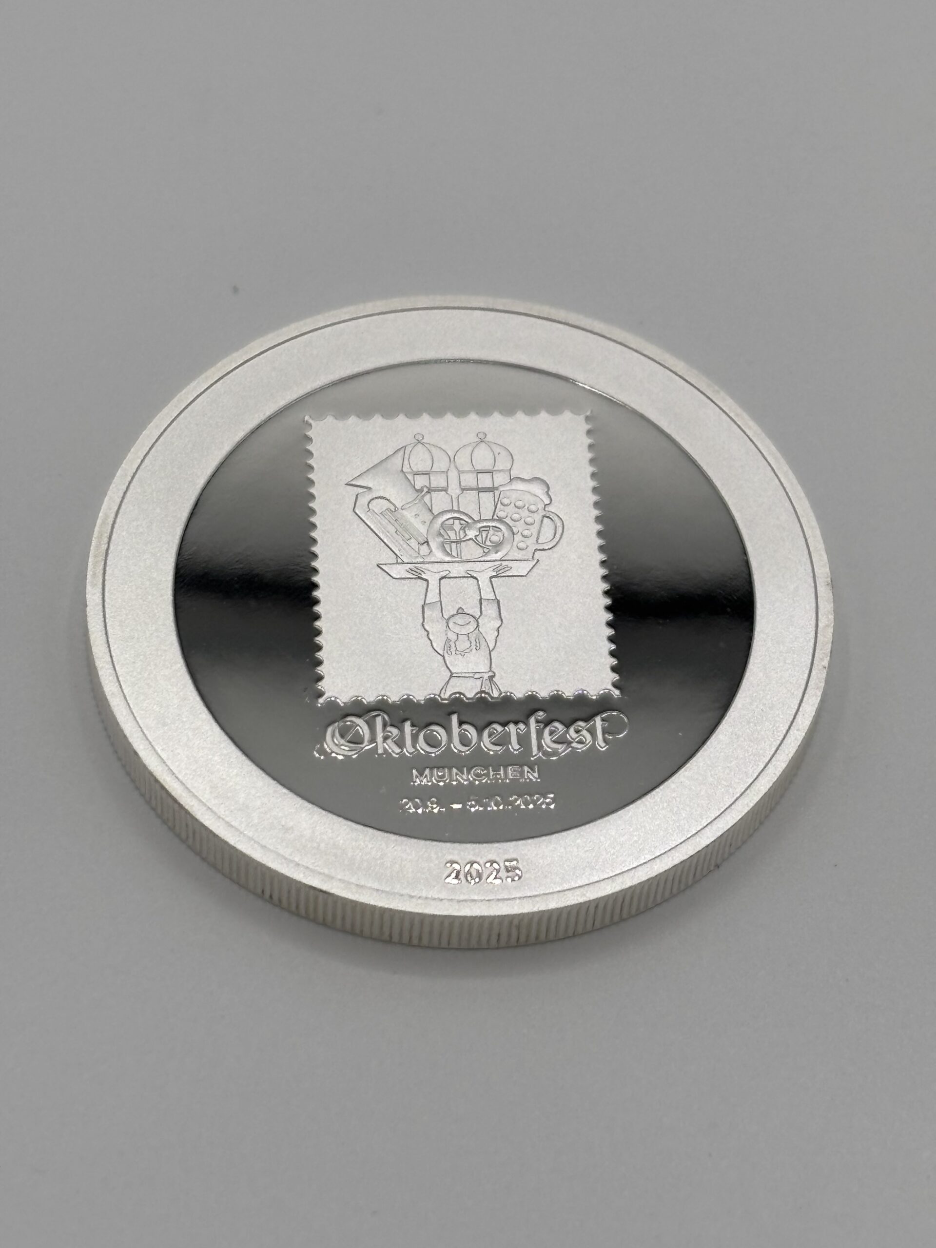 Oktoberfest™ Medaille 2025 - 1 Feinunze Silber - limitiert – Bild 3