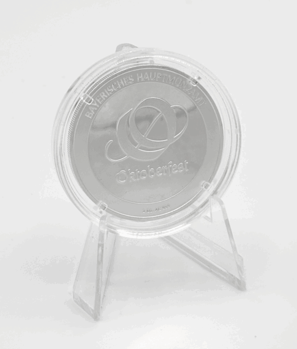Oktoberfest Medaille 2025 - Feinunze Silber - coloriert – Bild 2