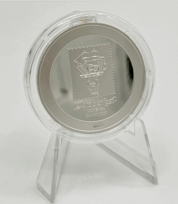 Oktoberfest Medaille 2025 - Feinunze Silber – Bild 2