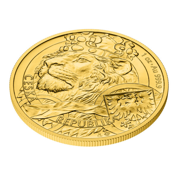 50 NZD - Czech Lion - Feinunze Gold - Anlagemünze Tschechischer Löwe Jahrgang 2025 - Image 3