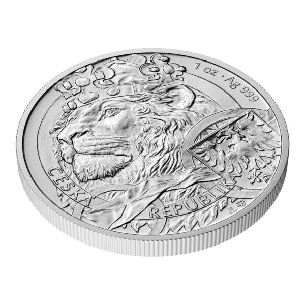 2 NZD - Czech Lion - Feinunze Silber- Anlagemünze Tschechischer Löwe Jahrgang 2025 - Image 3