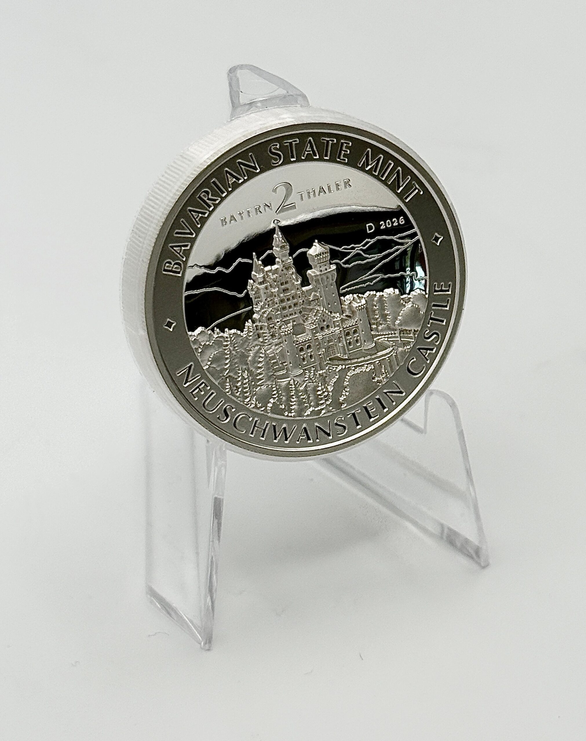2 Bayern Thaler "High Relief" - limitierte Sonderausgabe - 2 Unzen Feinsilber (2026)
