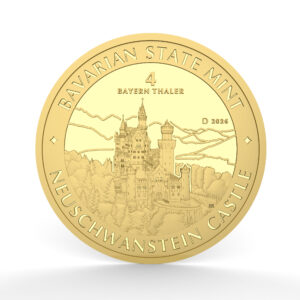 Bayern Thaler 2026 1/25 oz Au Vorderseite