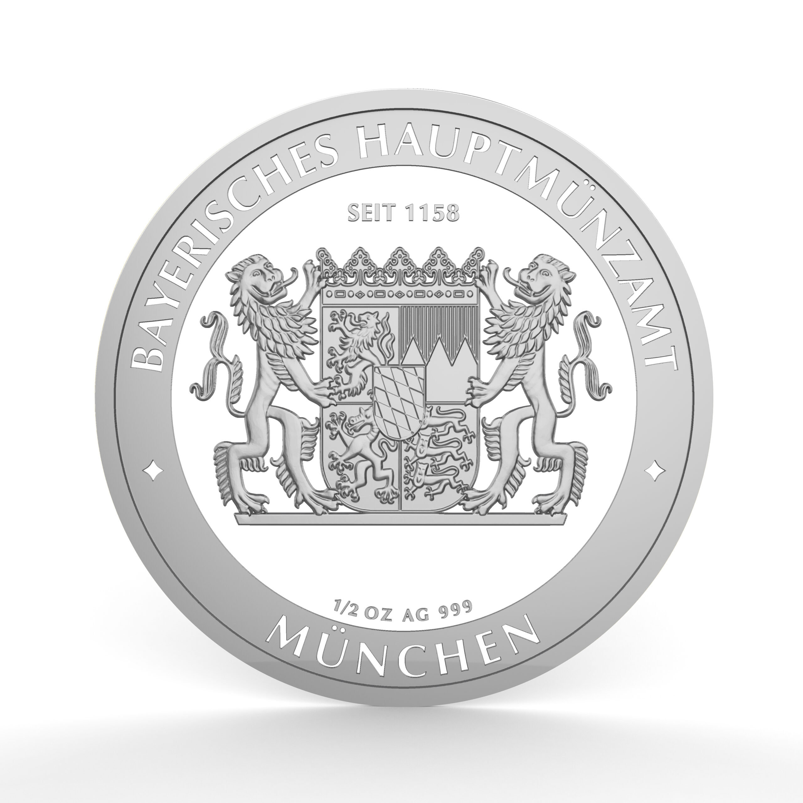 Bayern Thaler 1/2 oz Ag 2026 Rückseite