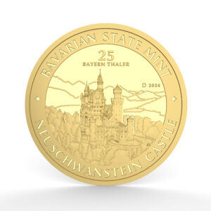Bayern Thaler 2026 1/4 oz Au Vorderseite