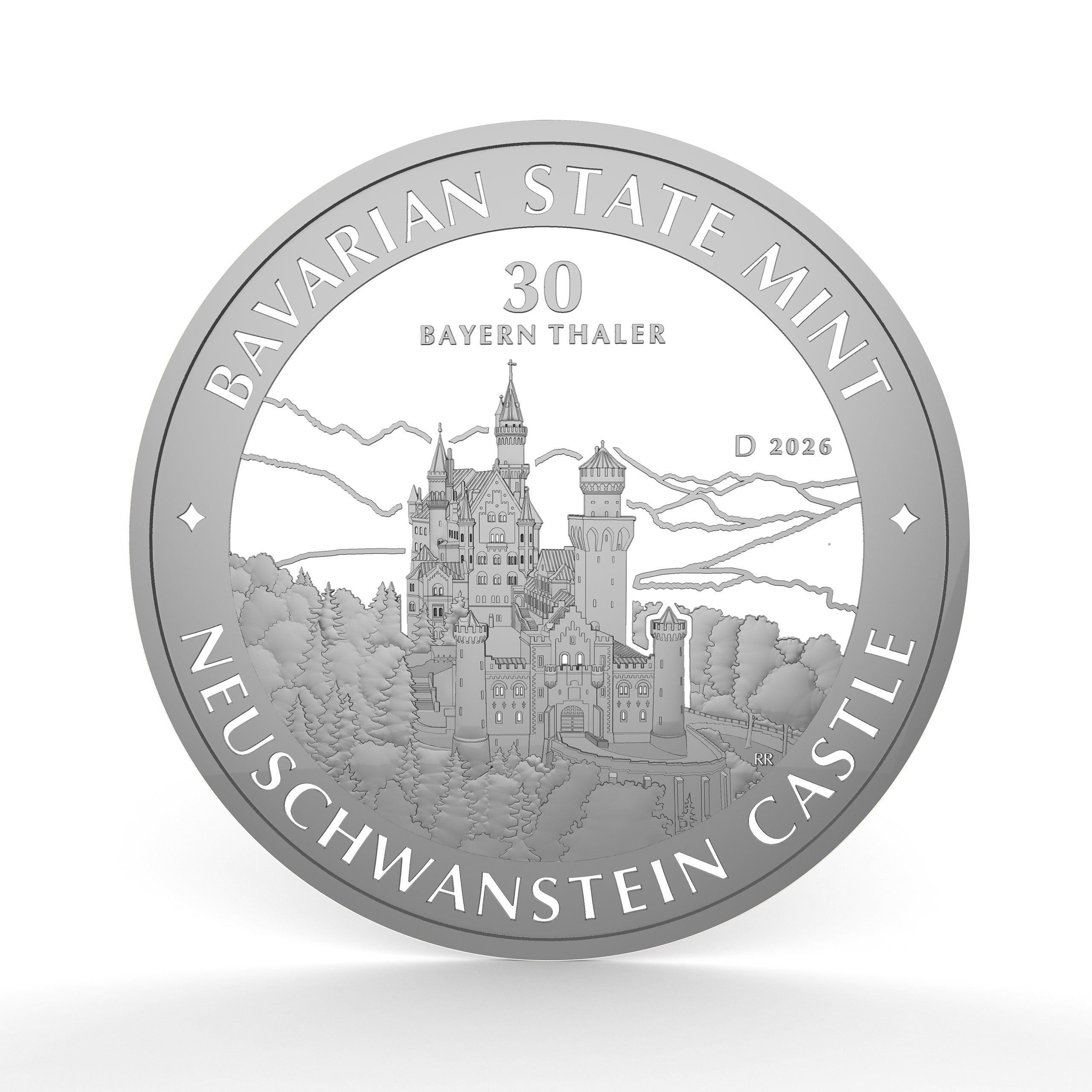 Bayern Thaler 1kg Ag 2026 Vorderseite