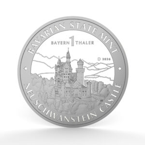 Bayern Thaler 2026 1 oz Ag Vorderseite