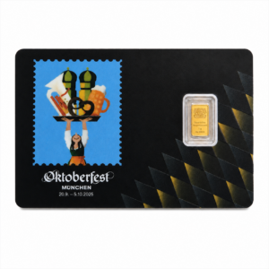 Oktoberfestbarren 1 g Au 999,9, Motiv 2025