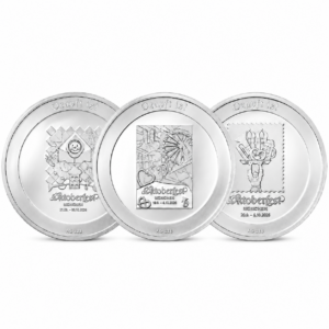 Oktoberfestmedaillen Set Ag 333 Motiv 2026,2025 & 2024