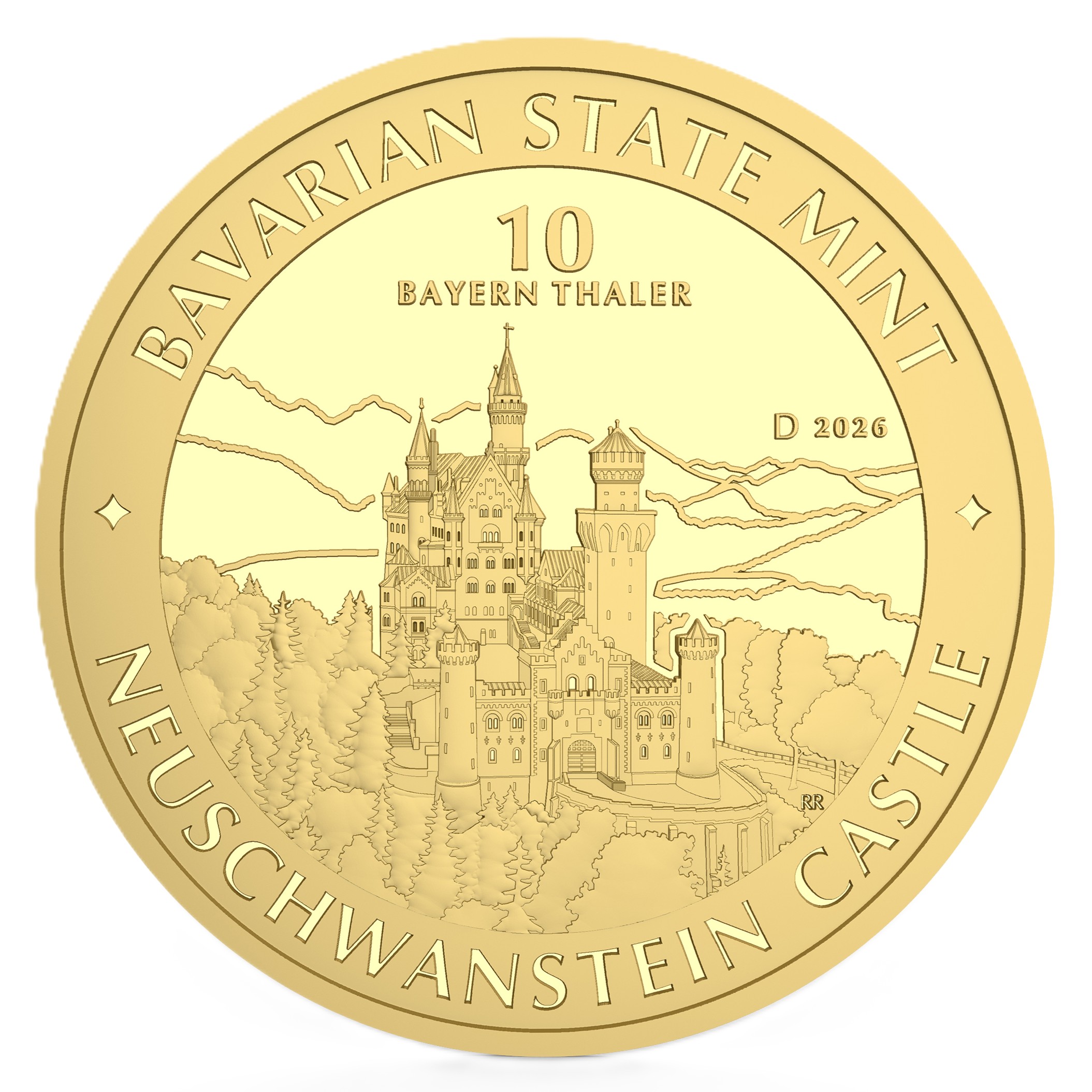 "10 Bayern Thaler" - 1/10 Feinunze Gold 2026