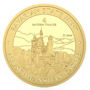"4 Bayern Thaler" - 1/25 Feinunze Gold - 2026