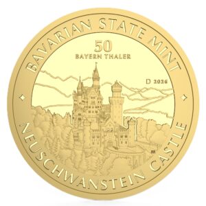 "50 Bayern Thaler" - 1/2 Feinunze Gold - 2026