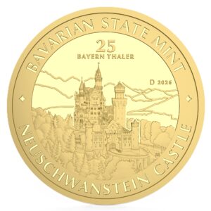 "25 Bayern Thaler" - 1/4 Feinunze Gold - 2026