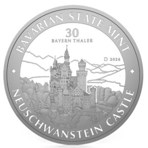 "30 Bayern Thaler" - 1 kg Feinsilber - 2026