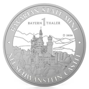 Bayern Thaler 2026 1 oz unzirkuliertAg 999 Vorderseite