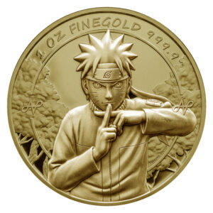 ANIMATED VALUE COIN - NARUTO UZUMAKI Launch Edition - 2026, Ag 999,9 1 oz limitiert, Vorderseite